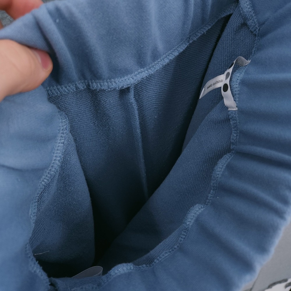 Joel Terry Jogger Faded Denim Chambray Drawstring Pants Womens Size XL NWT - Picture 7 of 9